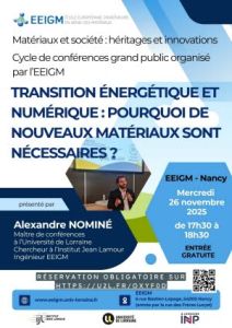 Transition énergétique et numérique : pourquoi de nouveaux matériaux sont nécessaires ?